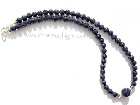 Blue Goldstone Necklace